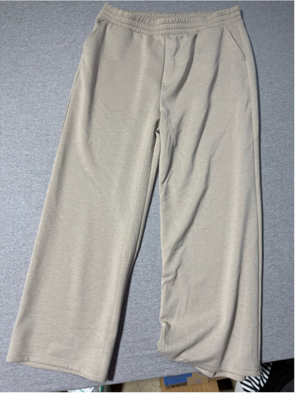 Women's Zenana Pajama Set 2X Beige - Picture 5 of 7